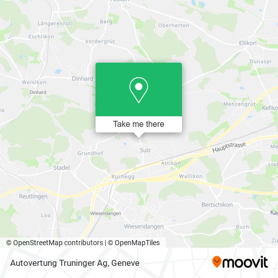 Autovertung Truninger Ag map