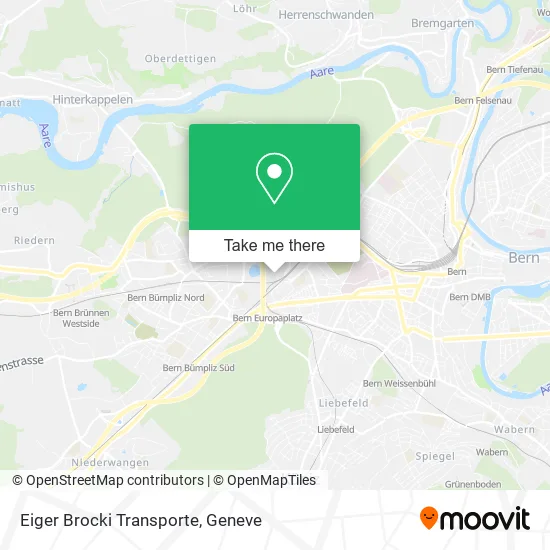 Eiger Brocki Transporte map