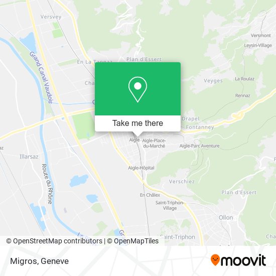 Migros map