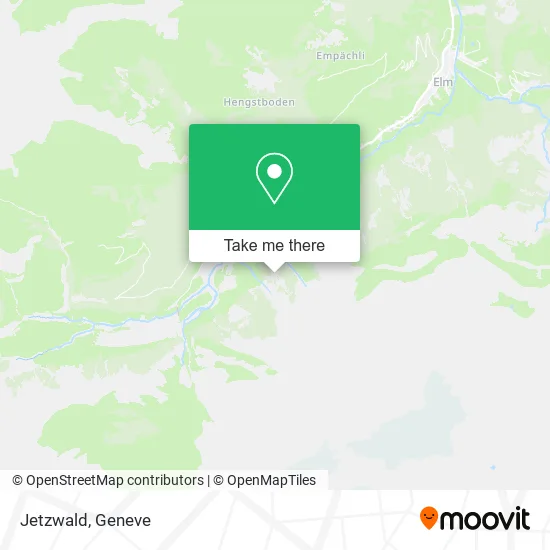Jetzwald map