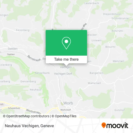 Neuhaus Vechigen map