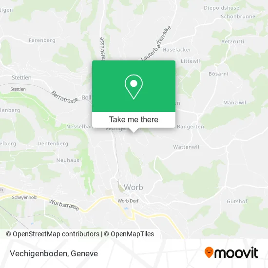Vechigenboden map