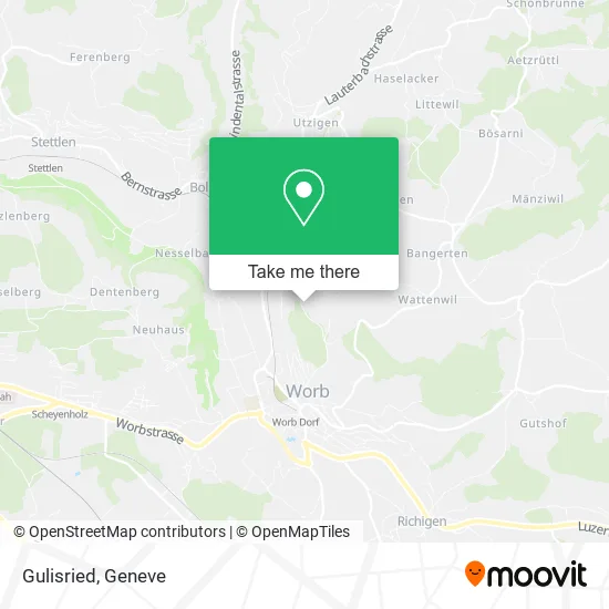 Gulisried map