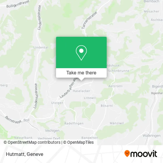 Hutmatt map