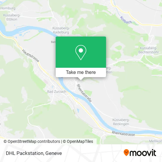 DHL Packstation map