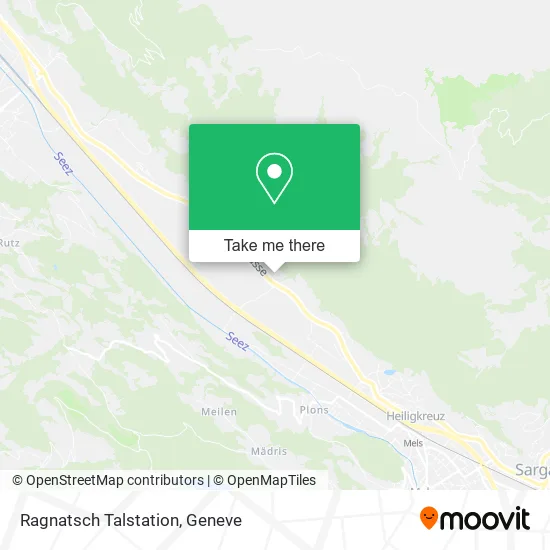 Ragnatsch Talstation map