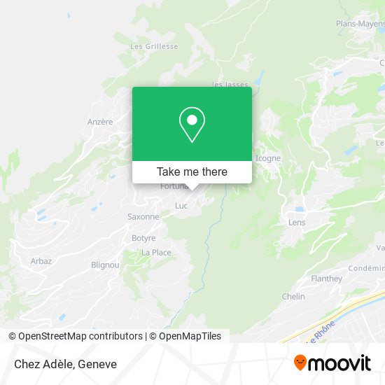 Chez Adèle map