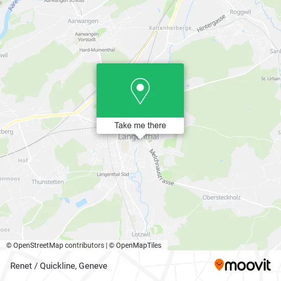 Renet / Quickline map