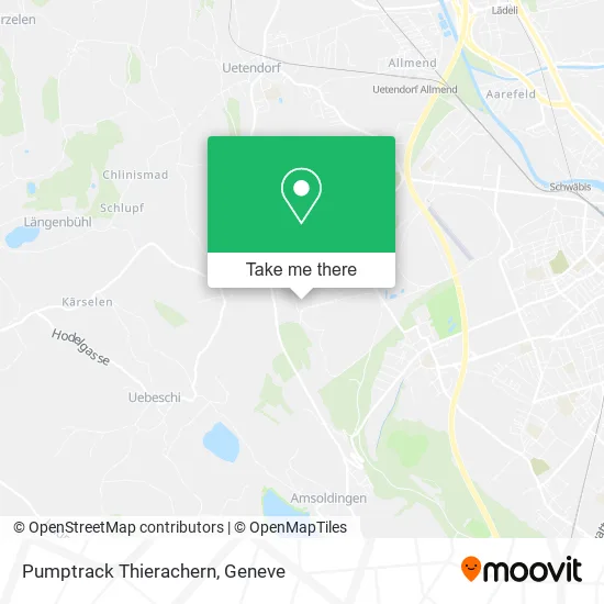 Pumptrack Thierachern map