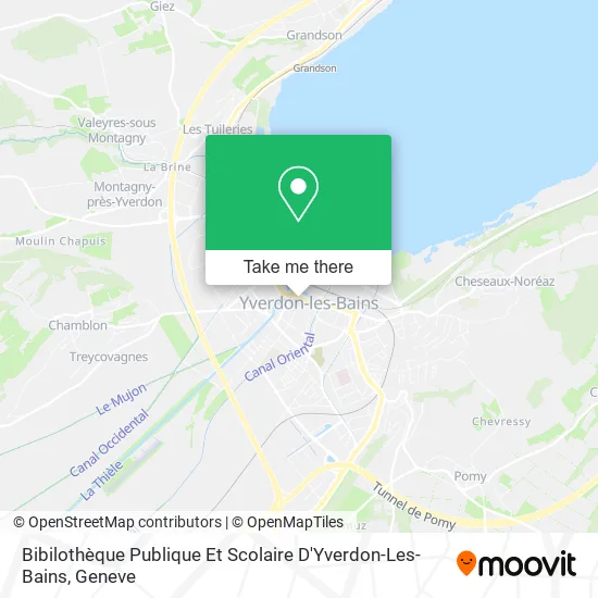 Bibilothèque Publique Et Scolaire D'Yverdon-Les-Bains map