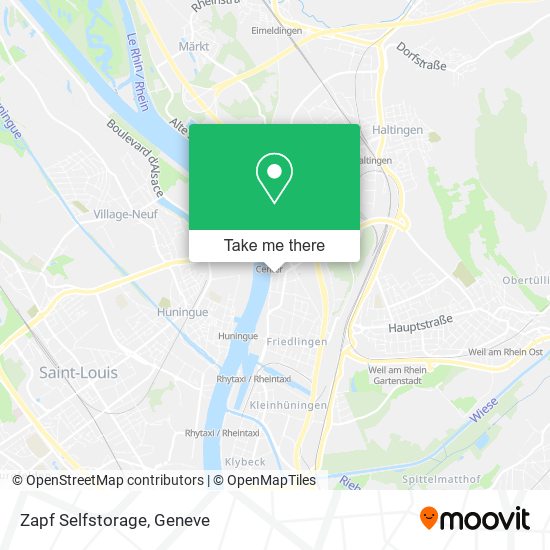 Zapf Selfstorage map