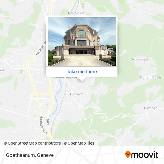 Goetheanum map