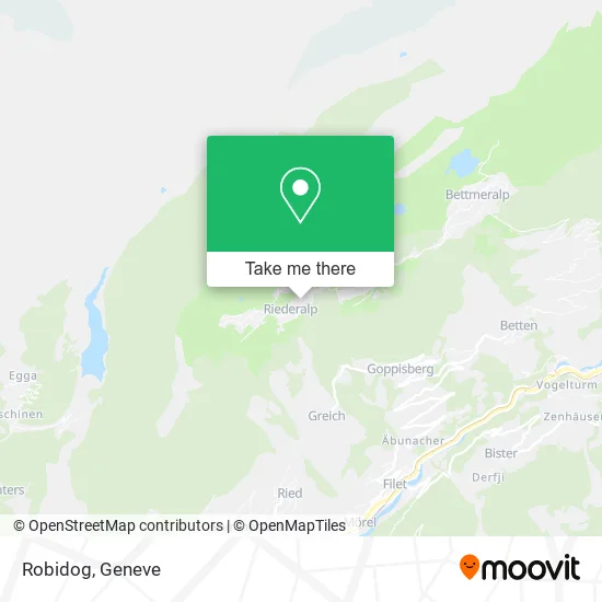 Robidog map