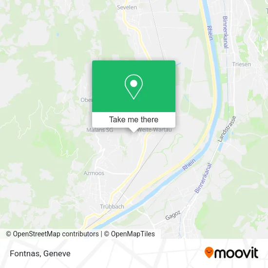 Fontnas map