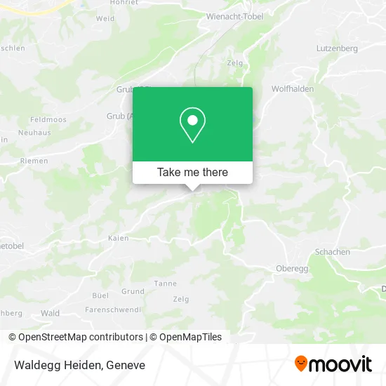 Waldegg Heiden map