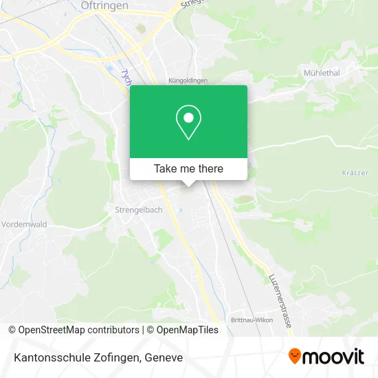 Kantonsschule Zofingen map