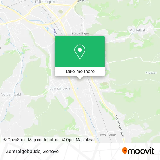 Zentralgebäude plan