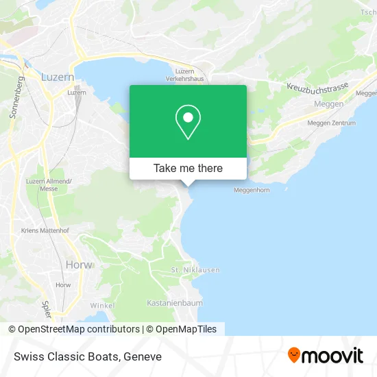 Swiss Classic Boats map