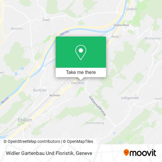 Widler Gartenbau Und Floristik map