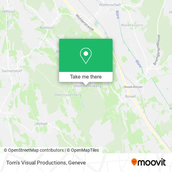 Tom's Visual Productions map