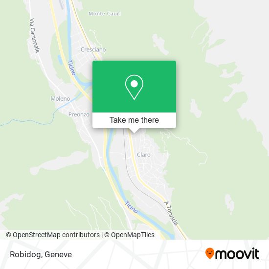 Robidog map