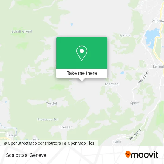 Scalottas map