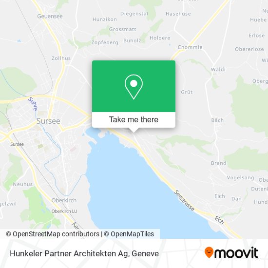 Hunkeler Partner Architekten Ag map