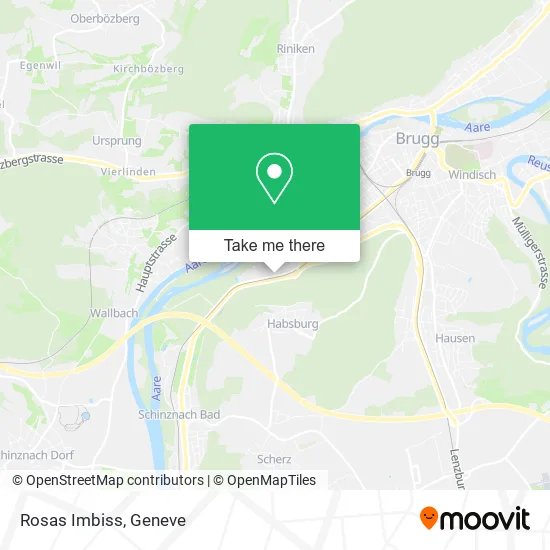 Rosas Imbiss map