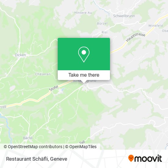 Restaurant Schäfli map