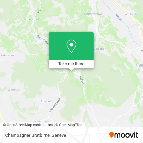 Champagner Bratbirne map