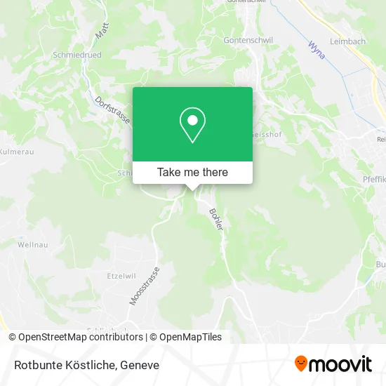 Rotbunte Köstliche map