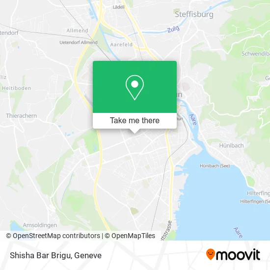 Shisha Bar Brigu map
