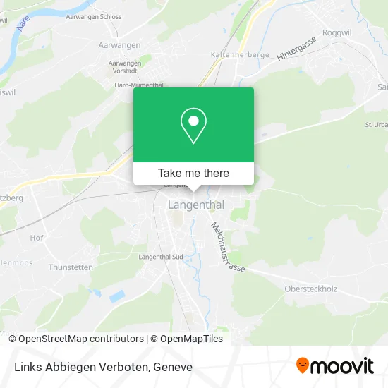 Links Abbiegen Verboten map
