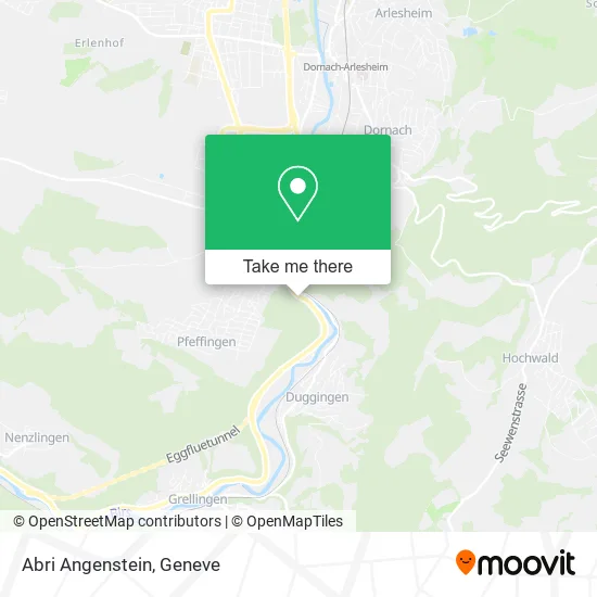 Abri Angenstein map