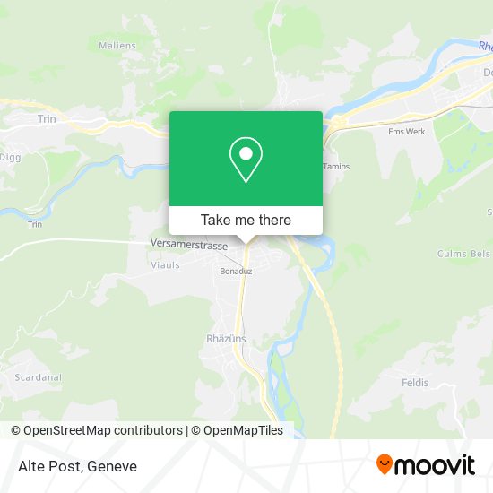 Alte Post map