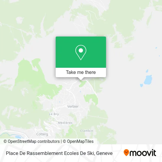 Place De Rassemblement Ecoles De Ski map
