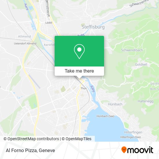 Al Forno Pizza map