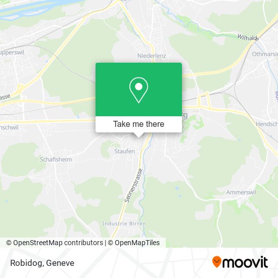 Robidog map