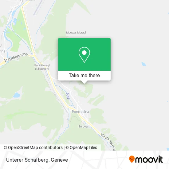 Unterer Schafberg map