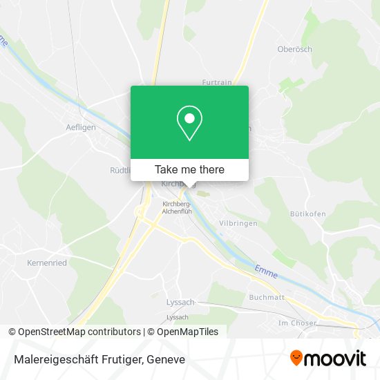 Malereigeschäft Frutiger map