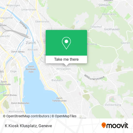 K Kiosk Klusplatz map