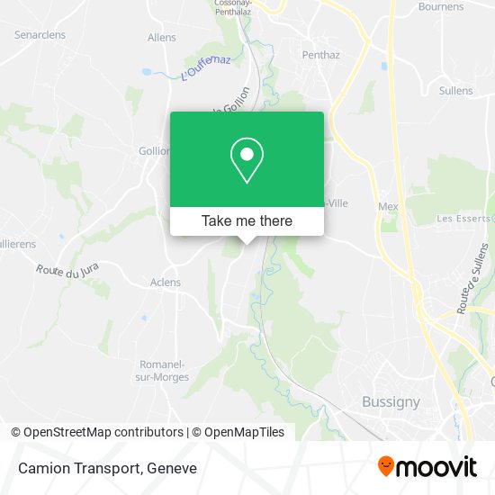 Camion Transport map