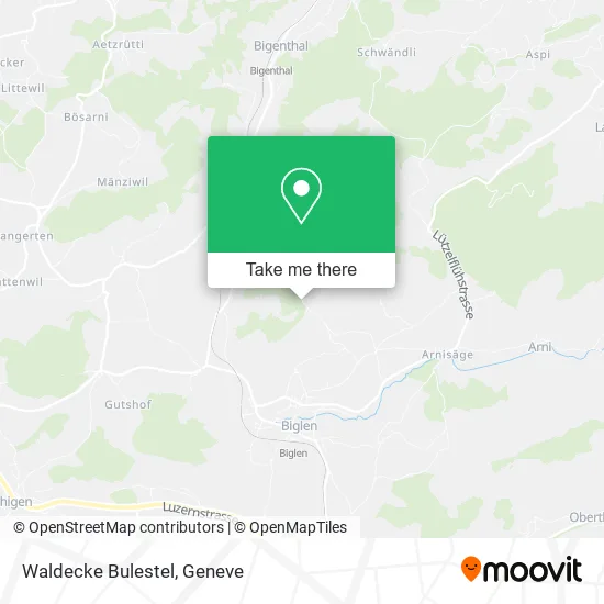 Waldecke Bulestel map