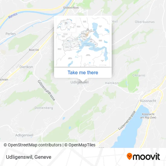 Udligenswil map