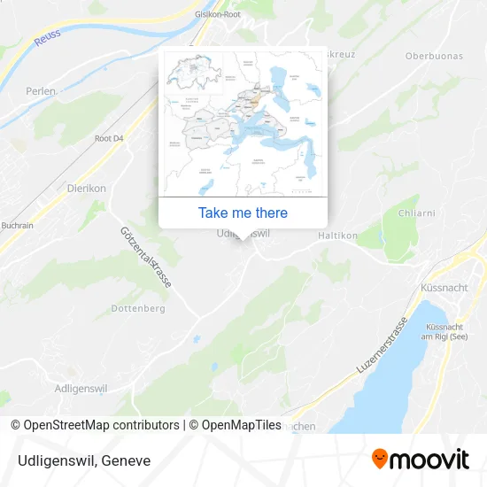 Udligenswil map