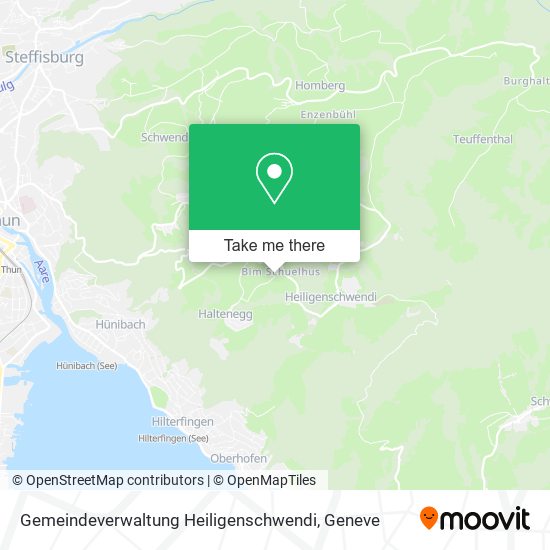 Gemeindeverwaltung Heiligenschwendi map