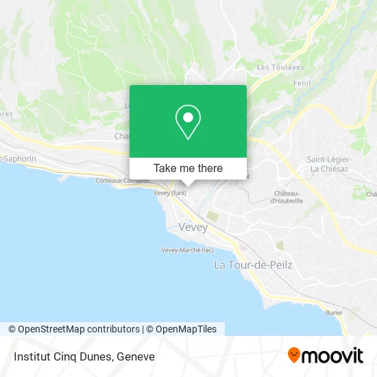 Institut Cinq Dunes map