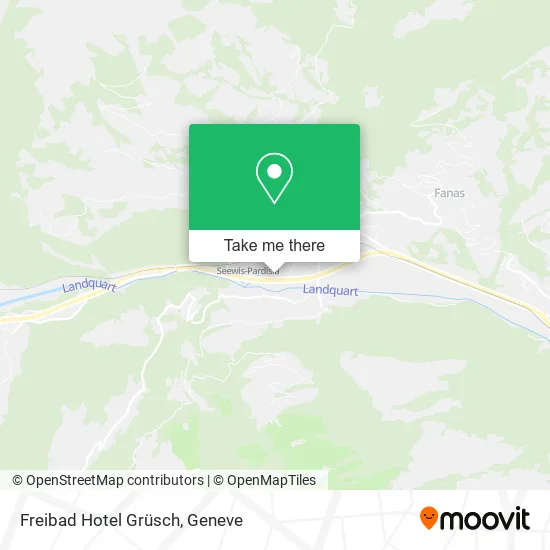 Freibad Hotel Grüsch map