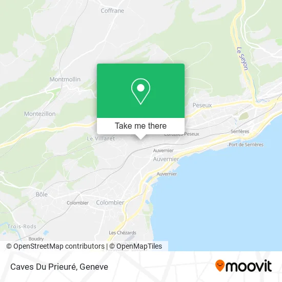 Caves Du Prieuré map