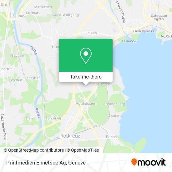 Printmedien Ennetsee Ag map